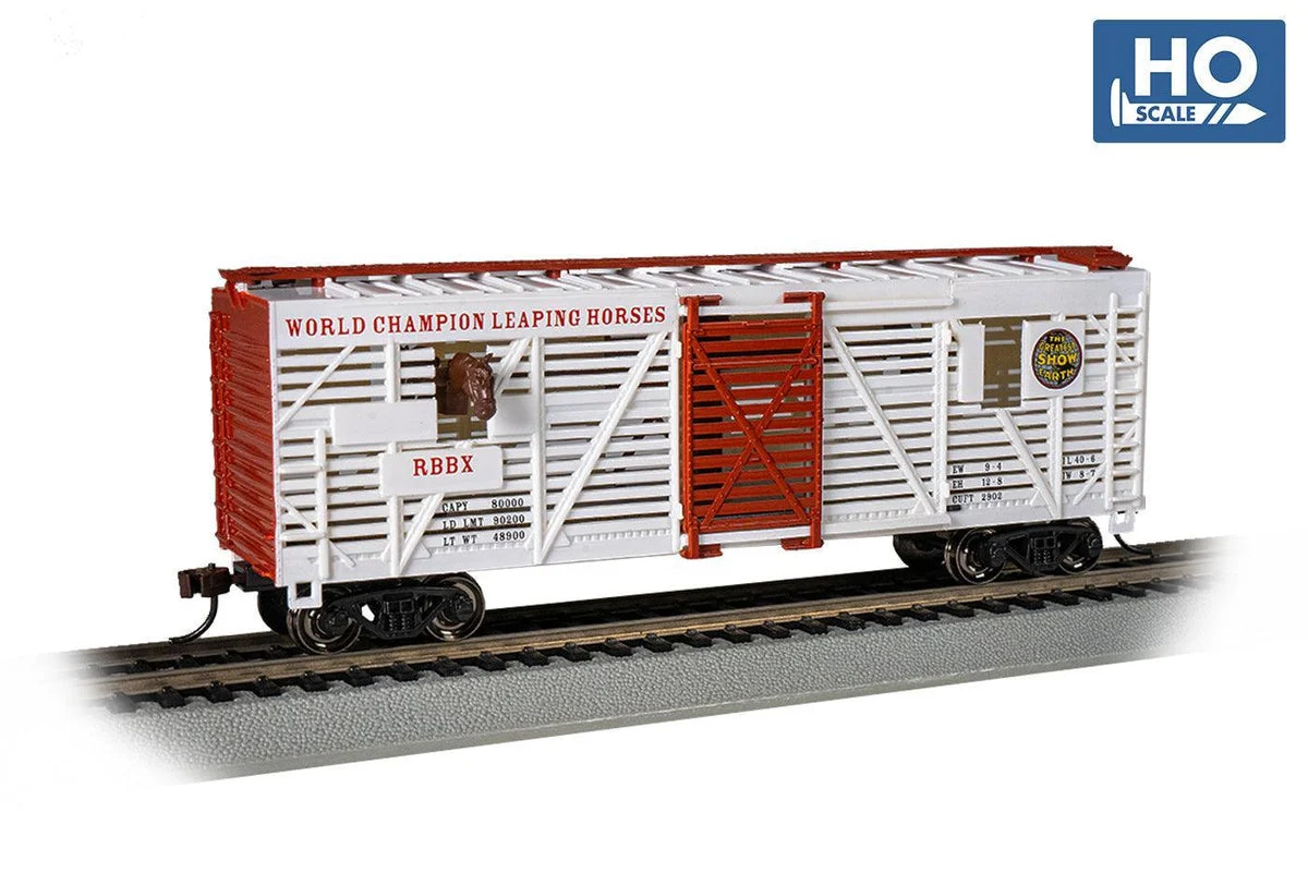 HO Bachmann Animated Horse Car Ringling Bros. & Barnum & Bailey 16613 - Bachmann Trains