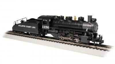 HO Bachmann Atlantic Coast Line USRA 0-6-0 With Smoke & Slope Tender #1156 - 50625