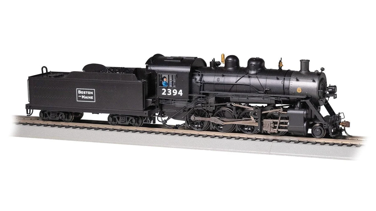 HO Bachmann Baldwin 2-8-0 Boston & Maine #2394 - 57907