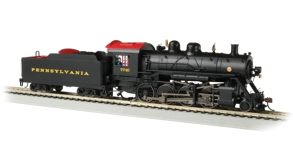 HO Bachmann Baldwin 2-8-0 Pennsylvania Railroad #7746 - 57909