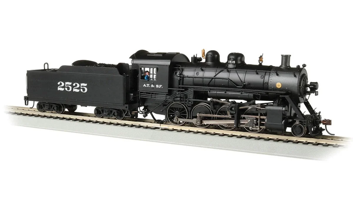 HO Bachmann Baldwin 2-8-0 Santa Fe #2525 - 57910