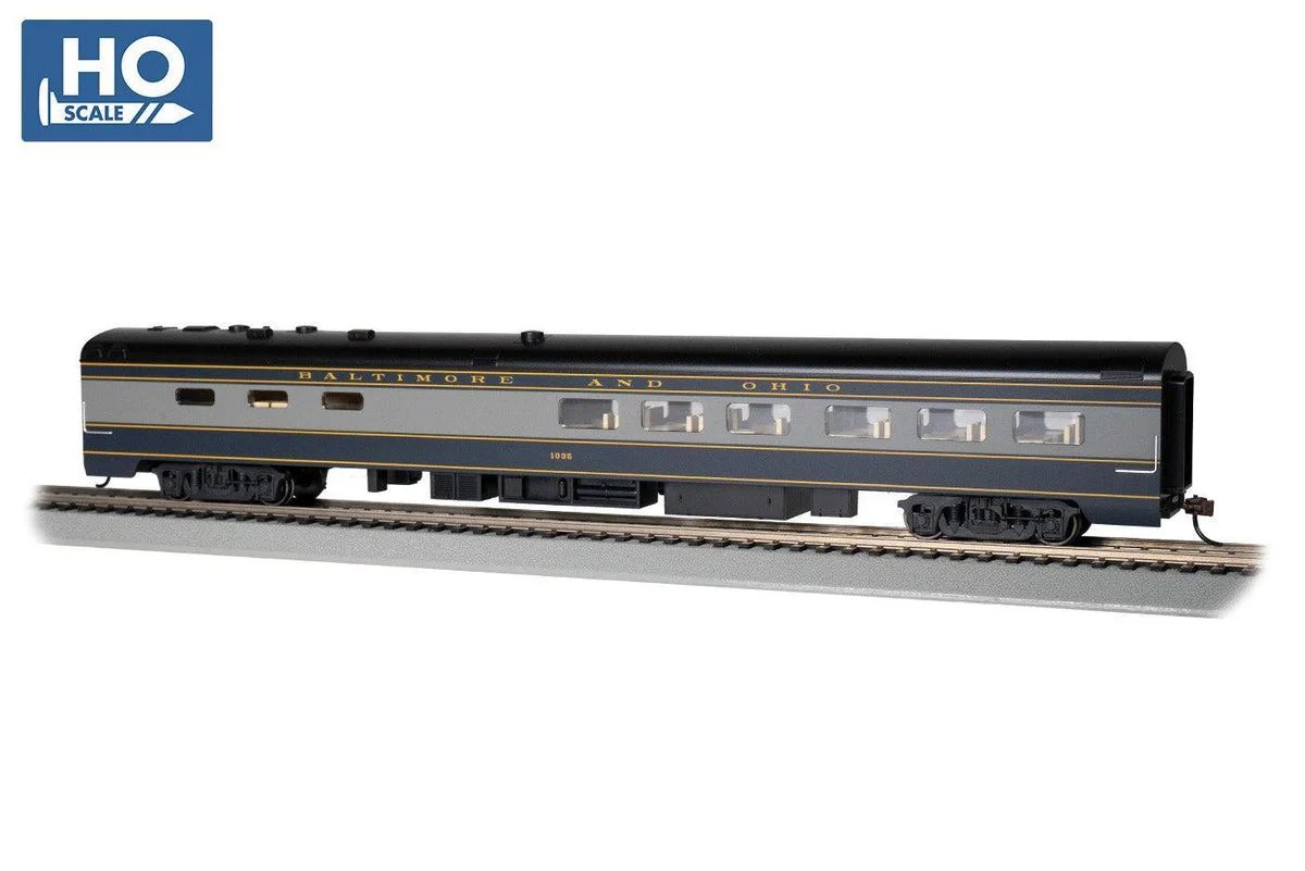 HO Bachmann Baltimore & Ohio #1035 - 85' Smooth Side Dining Car 14801