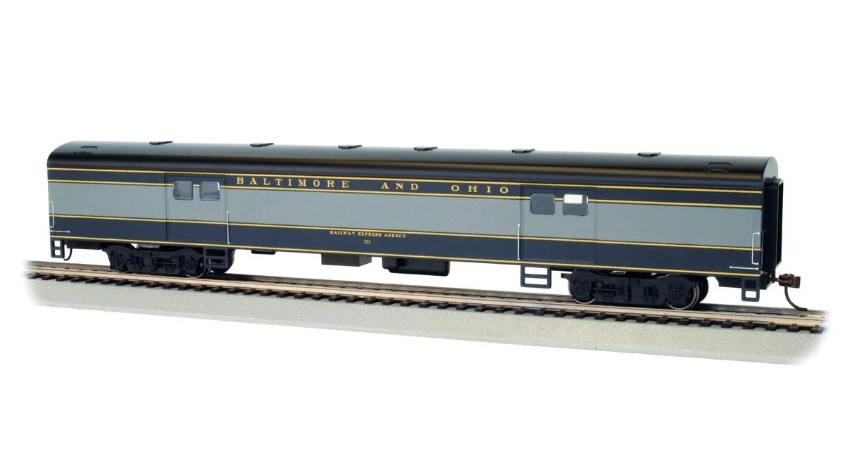 HO Bachmann Baltimore & Ohio #761 - 72' Smooth Side Baggage Car 14410