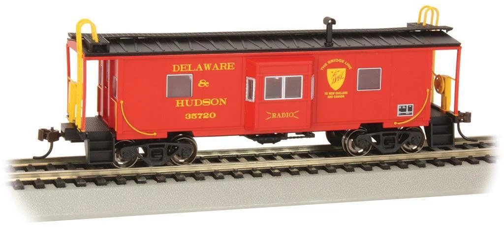 HO Bachmann Bay-Window Caboose - Delaware & Hudson 73207