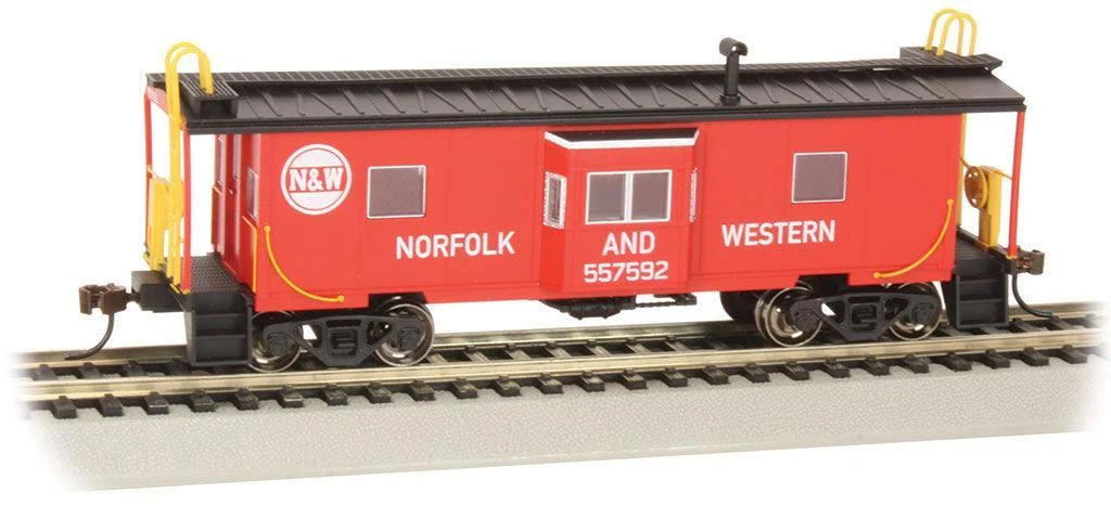 HO Bachmann Bay-Window Caboose - Norfolk & Western 73208
