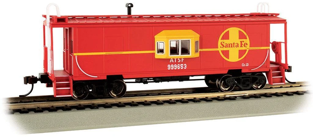 HO Bachmann Bay-Window Caboose - Santa Fe 73206