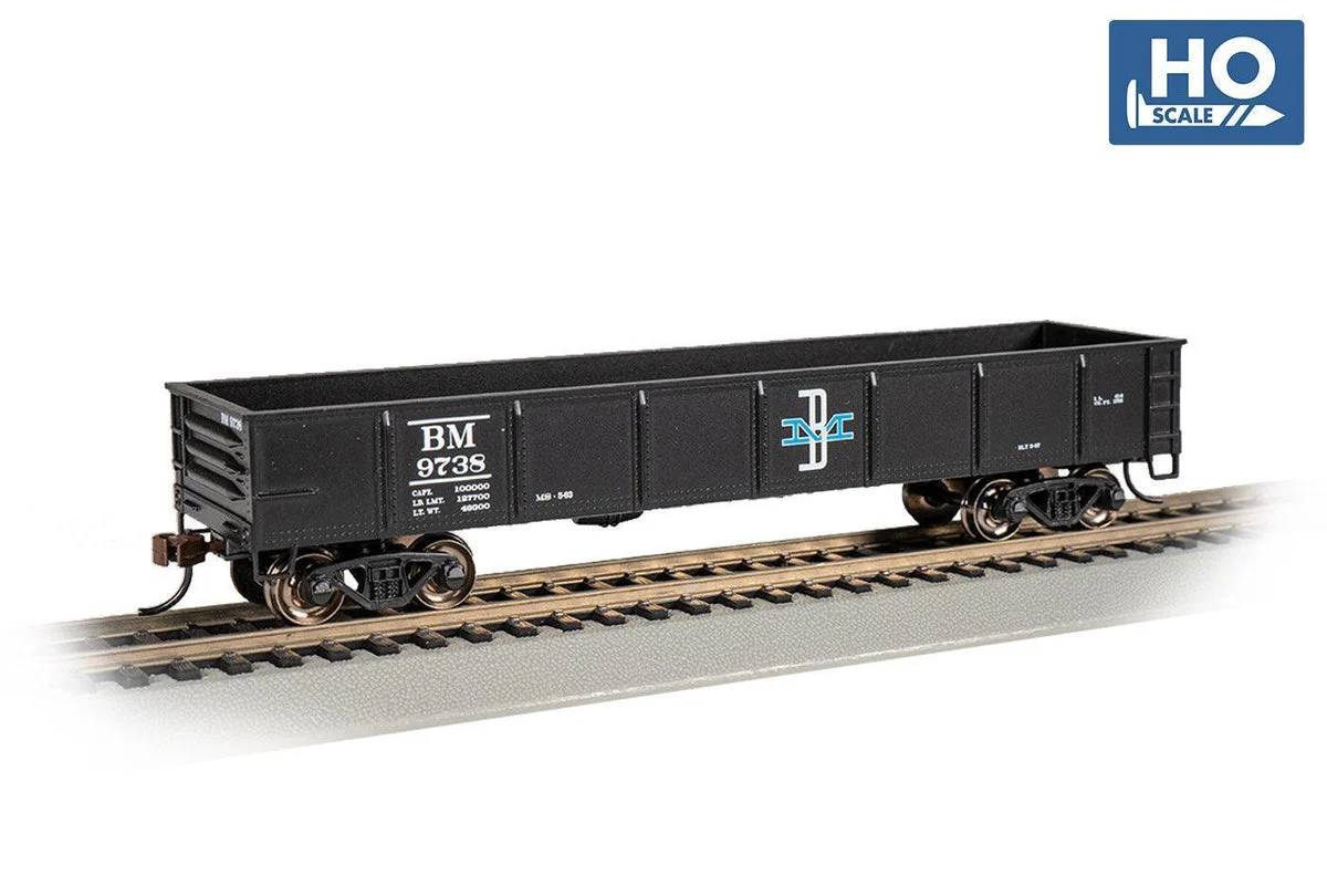 HO Bachmann Boston & Maine #9738 - 40' Gondola 17223