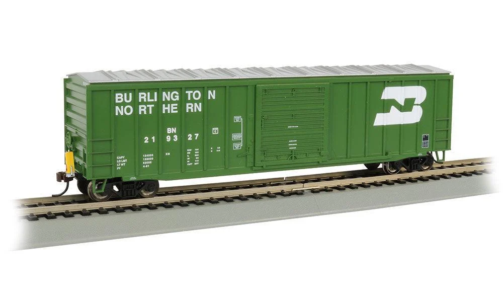 HO Bachmann Burlington Northern - 50' Outside Braced Boxcar w/Fred 14902