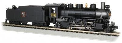 HO Bachmann C B & Q Burlington 2-6-2 Prairie #2121 - 51508