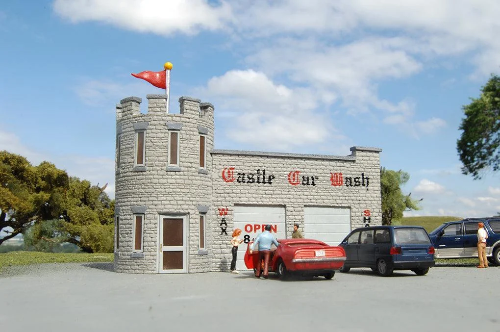 HO Bachmann Castle Car Wash - Roadside U.S.A Building 35210