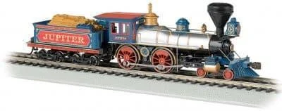 HO Bachmann Central Pacific 'Jupiter' - DCC Ready (American 4-4-0) - 51003