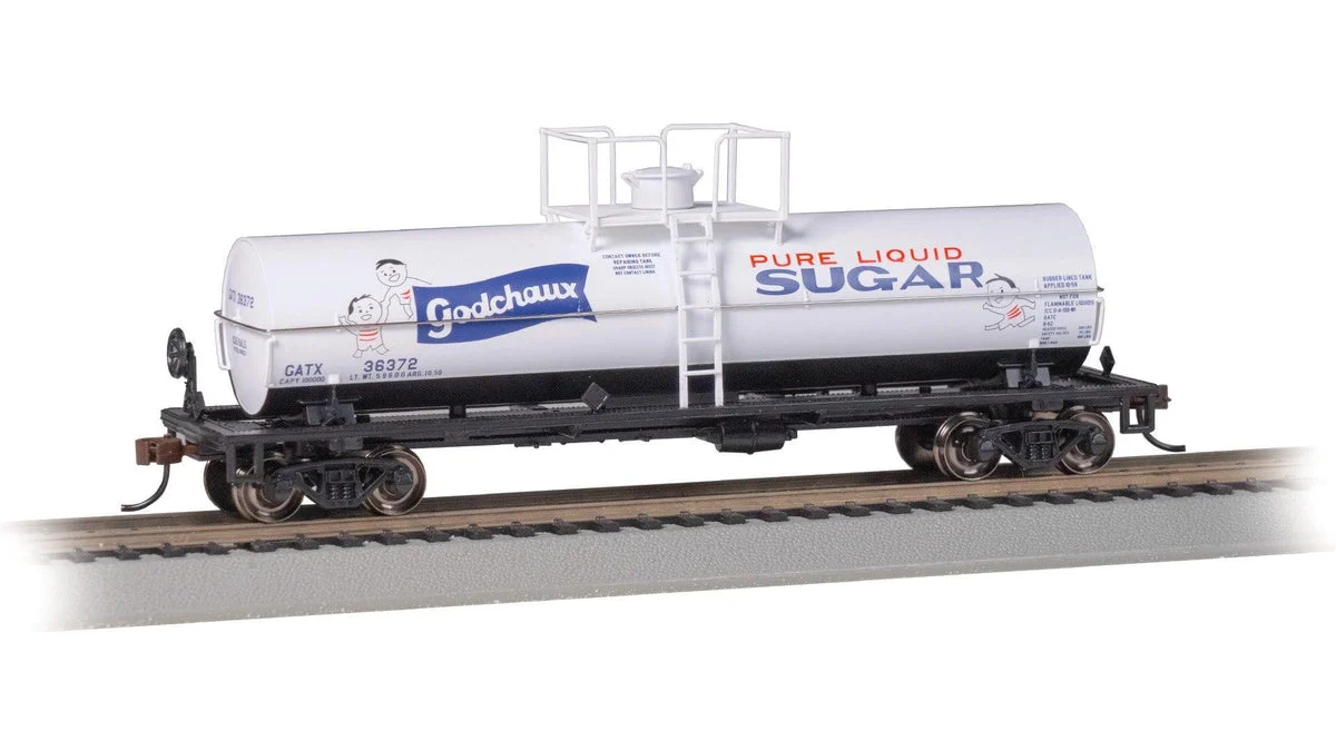 HO Bachmann Chemical Tank Car - Godchaux Sugar #36372 - 75802