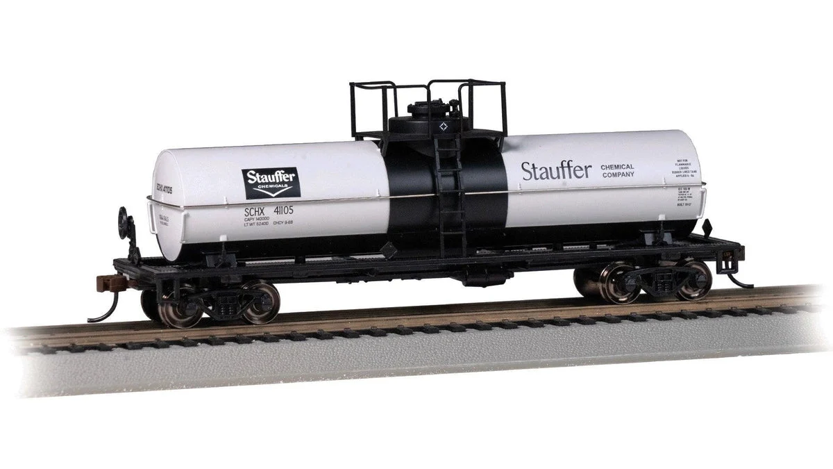 HO Bachmann Chemical Tank Car - Stauffer Chemicals #41105 - 75804