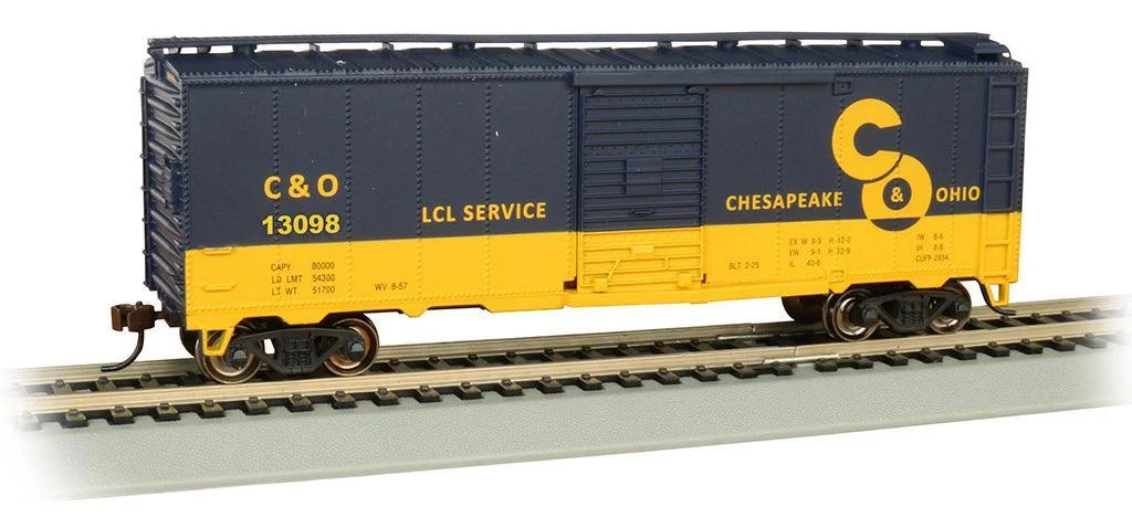 HO Bachmann Chesapeake & Ohio #13098 - 40' Boxcar 16002