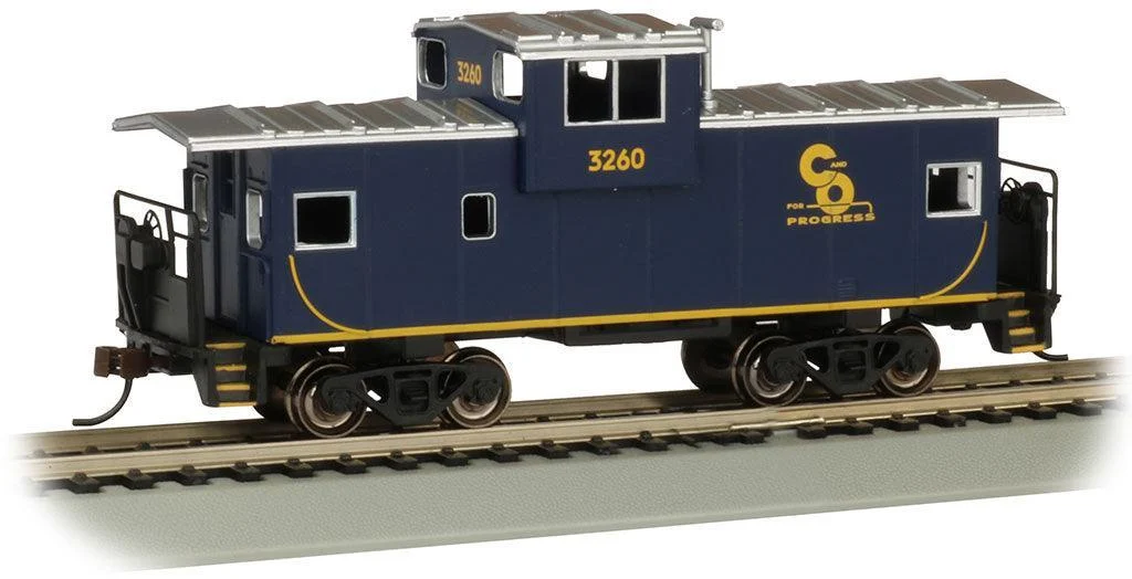 HO Bachmann Chesapeake & Ohio #3260 - 36' Wide-Vision Caboose 17705