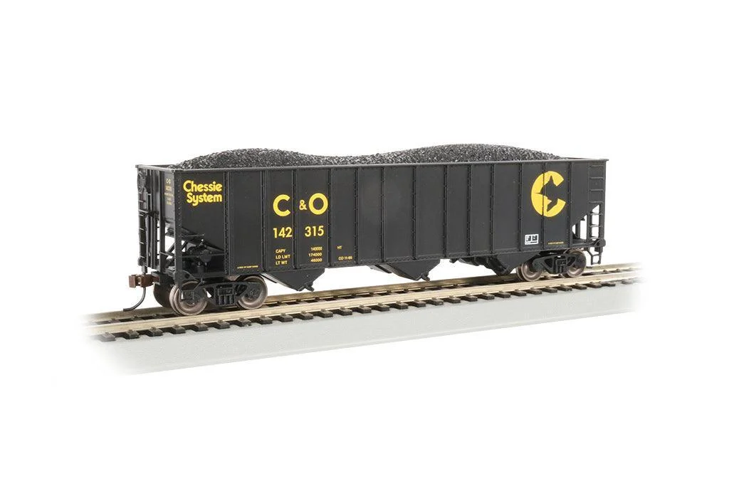 HO Bachmann Chessie System (C&O) - Beth Steel 100 Ton 3-Bay Hopper 18744