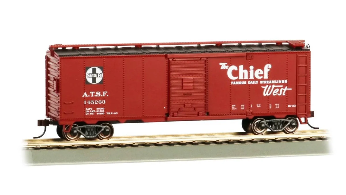 HO Bachmann Chief #145263 - Santa Fe Map Boxcar 16507