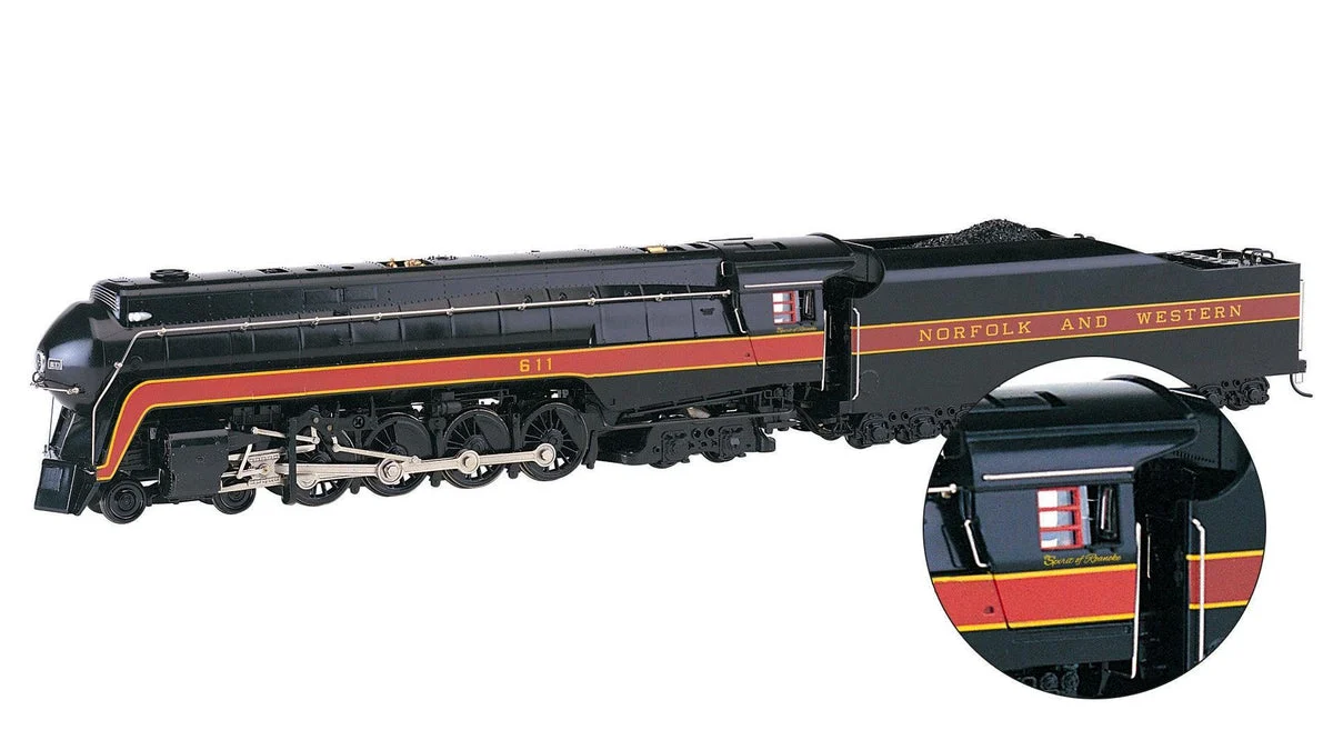 HO Bachmann Class J 4-8-4 N&W #611 - Spirit of Roanoke 53203