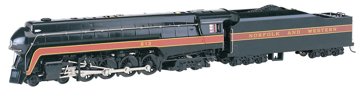 HO Bachmann Class J 4-8-4 N&W #613 - DCC Sound Value 53202