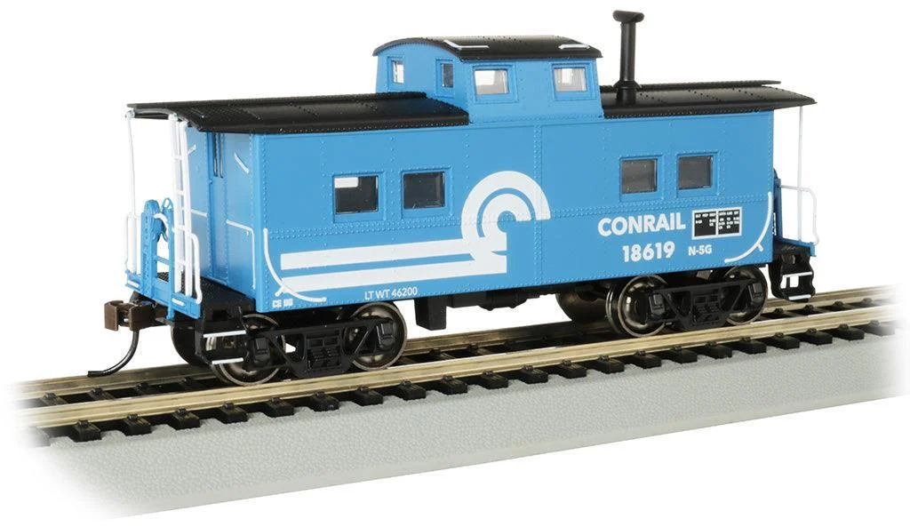 HO Bachmann Conrail #18619 Blue - Northeast Steel Caboose 16822