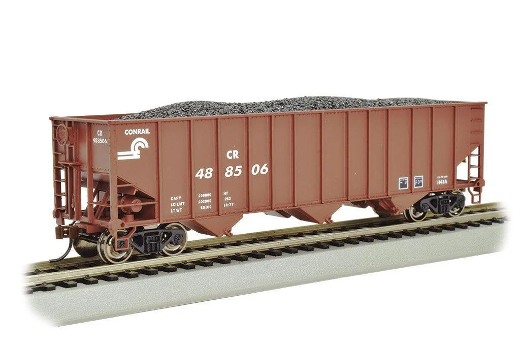 HO Bachmann Conrail #488506 - Beth Steel 100 Ton 3-Bay Hopper 18712