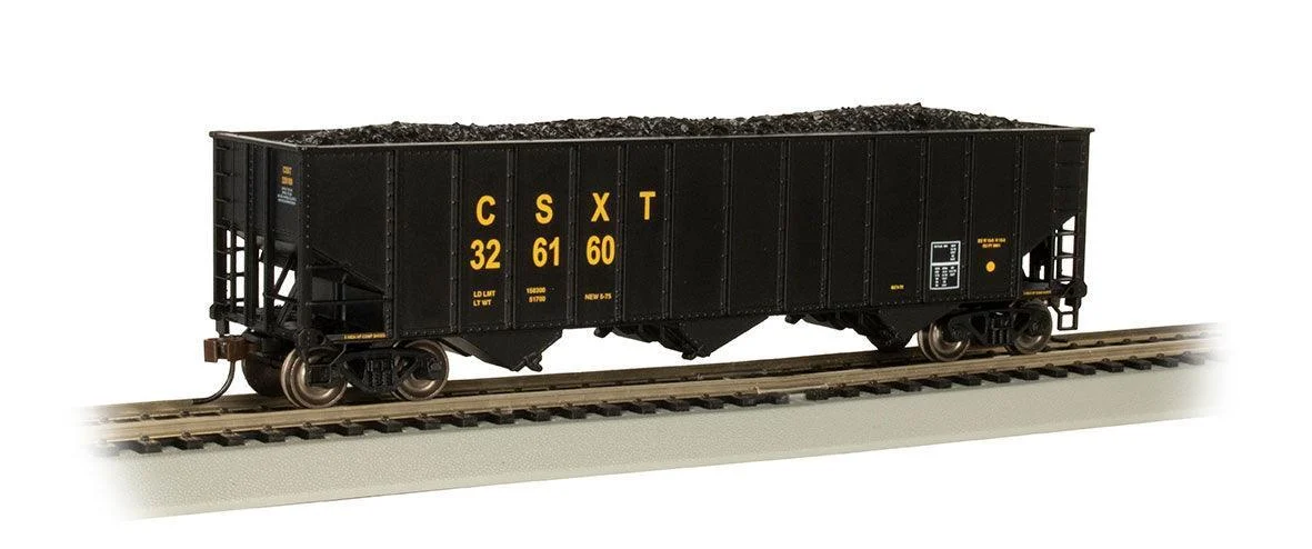 HO Bachmann CSX #326160 - Beth Steel 100 Ton 3-Bay Hopper 18705