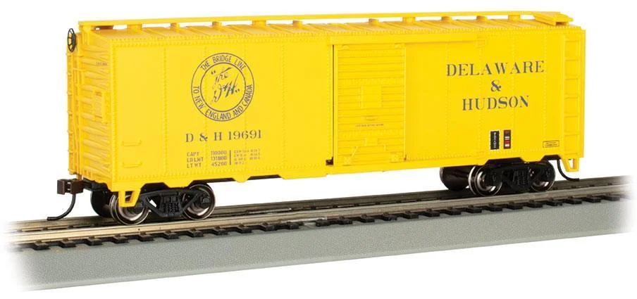 HO Bachmann Delaware & Hudson #19691 - 40' Boxcar 16009