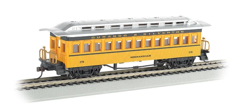 HO Bachmann Durango & Silverton #257 Shenandoah - Coach (1860-80 Era) 13408