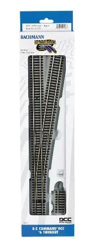 HO Bachmann E-Z NS Command DCC #6 Turnout - Right 44136
