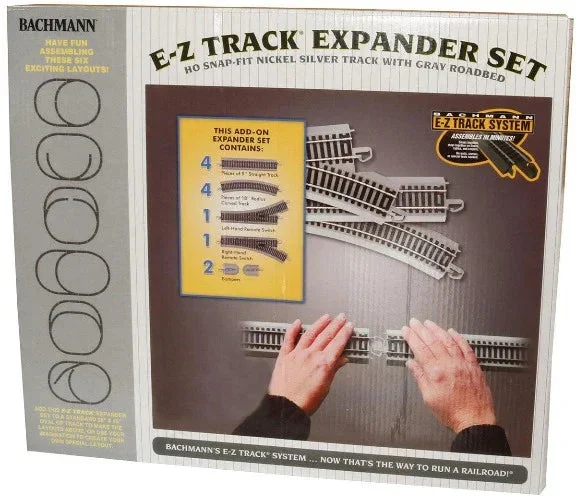 HO Bachmann E-Z NS Layout Expander Set with Black Ties 44594
