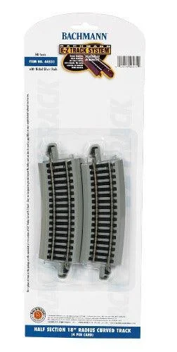HO Bachmann E-Z NS Track 1/2 18" Radius Curved 44531