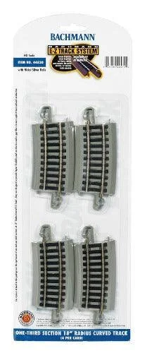 HO Bachmann E-Z NS Track 1/3 18" Radius Curved 44530