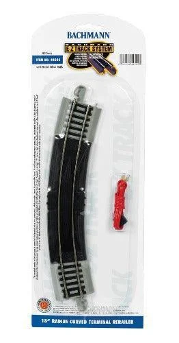 HO Bachmann E-Z NS Track 18" Terminal Rerailer with Wire 44502