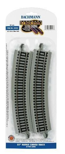 HO Bachmann E-Z NS Track 22" Radius Curved 44503