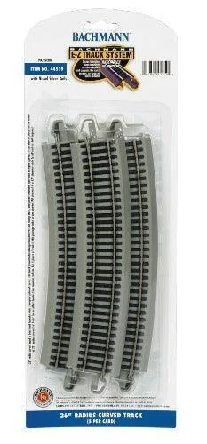 HO Bachmann E-Z NS Track 26" Radius Curved 44519