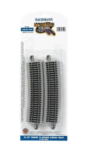 HO Bachmann E-Z NS Track 33.25" Radius 12 Degree Curved 44509