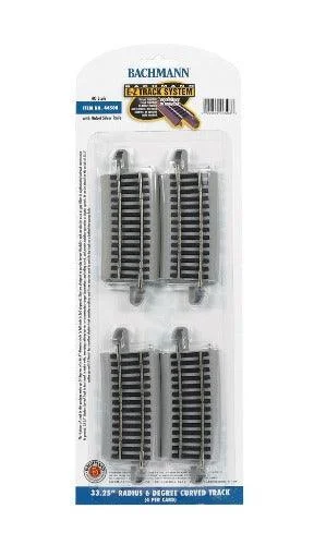 HO Bachmann E-Z NS Track 33.25" Radius 6 Degree Curved 44508