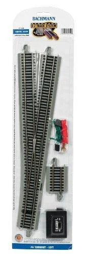 HO Bachmann E-Z NS Track #6 Turnout - Left 44559
