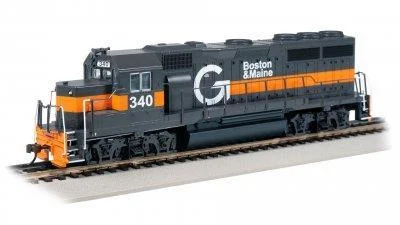 HO Bachmann EMD GP40- Boston & Maine (Guilford) #340 - 60313