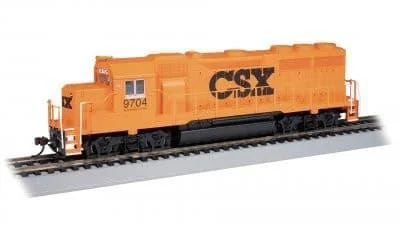HO Bachmann EMD GP40 - CSX #9704 - MOW 63540