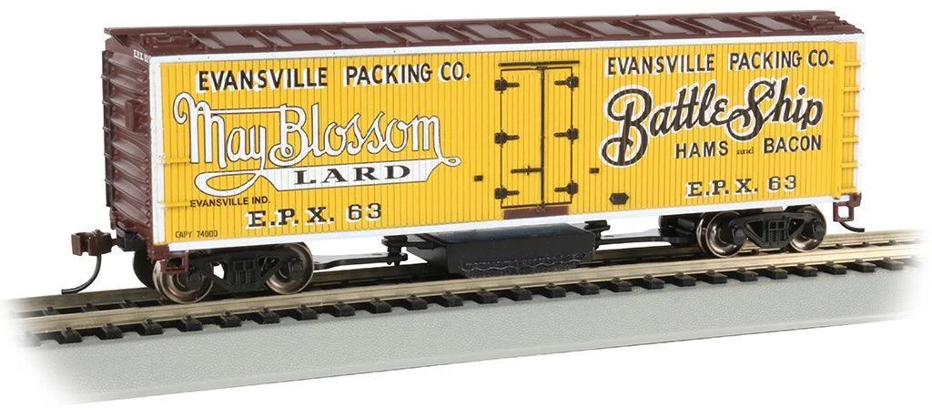 HO Bachmann Evansville Packing - Track Cleaning 40' Wood-Side Reefer 16332