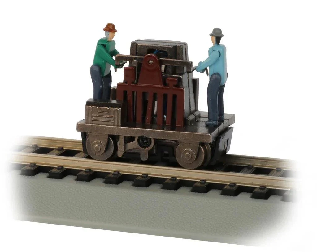 HO Bachmann Gandy Dancer Operating Hand Car 46223 - Bachmann Trains