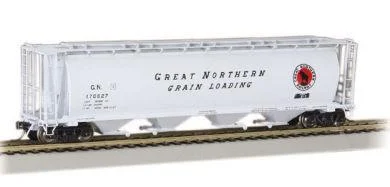 HO Bachmann Great Northern - 4 Bay Cylindrical Grain Hopper 19111