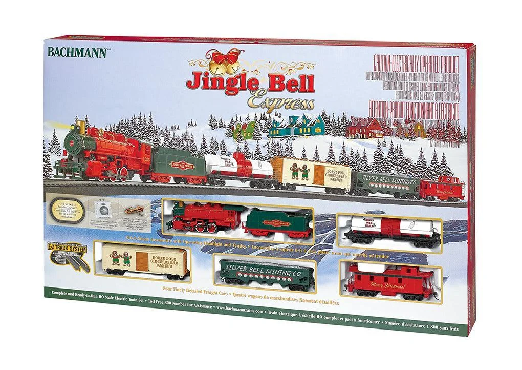 HO Bachmann Jingle Bell Express Train Set 724 - Bachmann Trains
