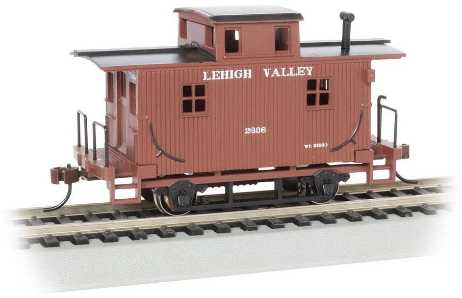 HO Bachmann Lehigh Valley - Old Time Bobber Caboose 18405