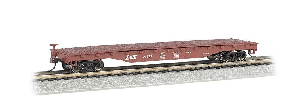 HO Bachmann Louisville & Nashville - 52' Flat Car 17315