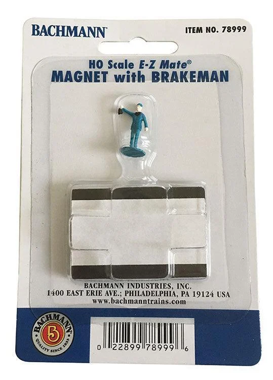 HO Bachmann Magnet with Brakeman (1/Card) 78999 - Bachmann Trains