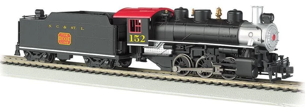 HO Bachmann N.C. & ST. L. - USRA 0-6-0 With Short Haul Tender #152 - 50616