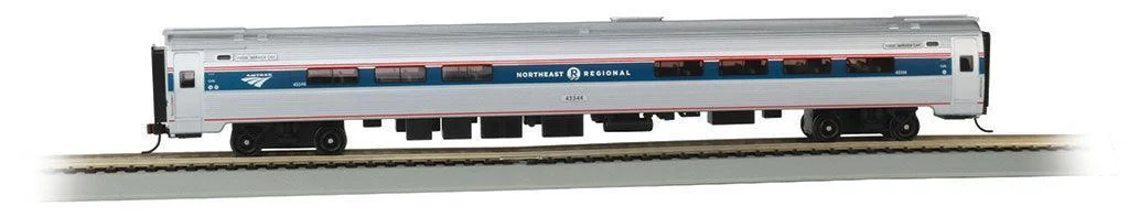 HO Bachmann NE Regional Phase VI #43344 - Amfleet I Cafe Car 13124