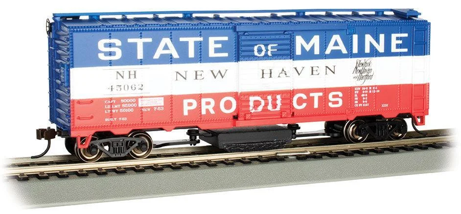 HO Bachmann New Haven - State Of Maine #45062 - Track Cleaning 40' Boxcar 16320